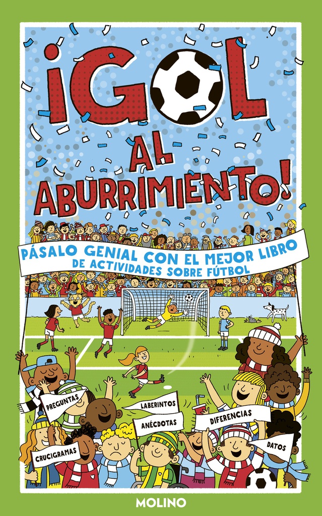 GOL AL ABURRIMIENTO! PASALO GENIAL CON EL MEJOR LIBRO DE ACTIVIDADES SOBRE FUTBOL