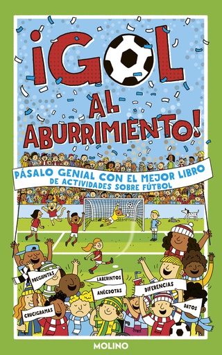 GOL AL ABURRIMIENTO! PASALO GENIAL CON EL MEJOR LIBRO DE ACTIVIDADES SOBRE FUTBOL